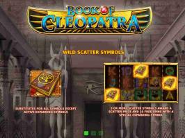 Book of Cleopatra game - fancy slot at online casino