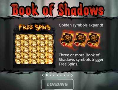 El juego Book of Shadows disponible en casinos online