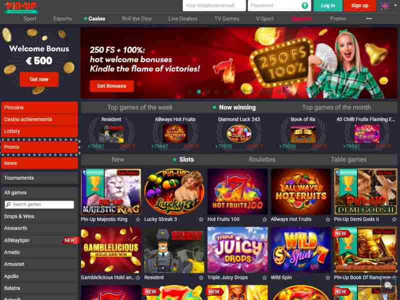 Official website of online casino Pin-Up