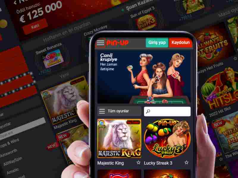 Pin-Up casino mobil versiyonu