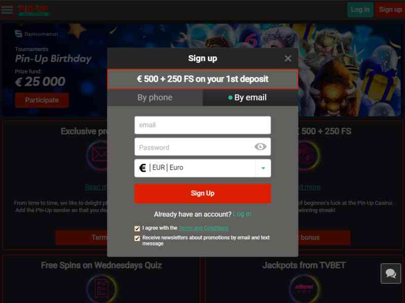How to Register at Pin-Up Casino