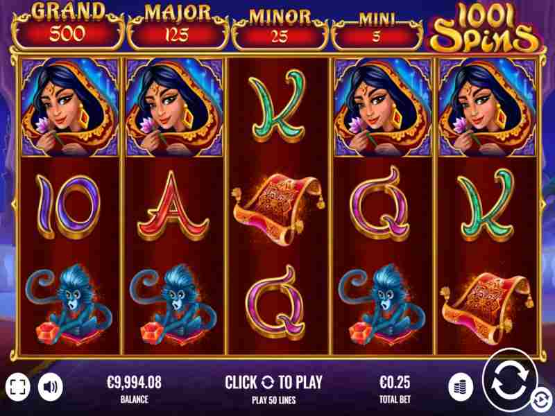 How to download 1001 Spins slot