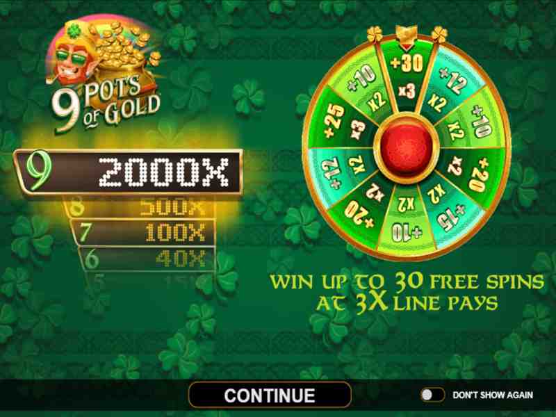 9 pots of gold slot plot and rules