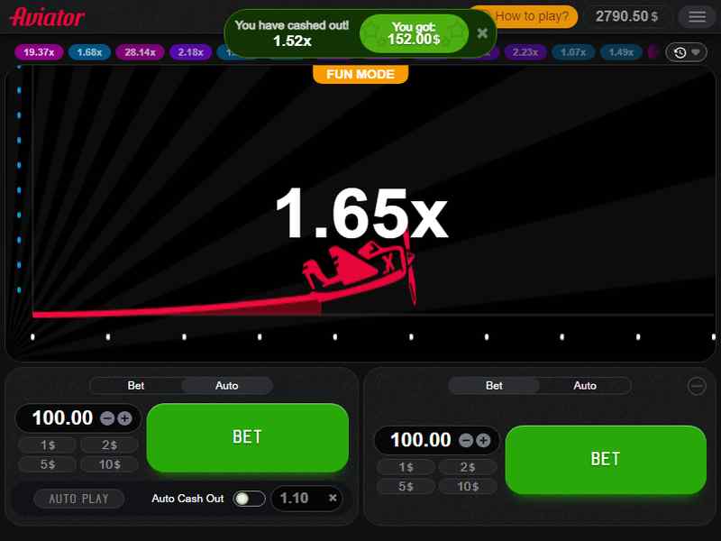 Play Aviator for free