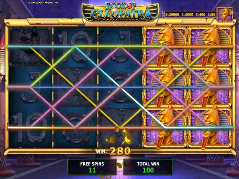 The features and tricks of Book of Cleopatra slot