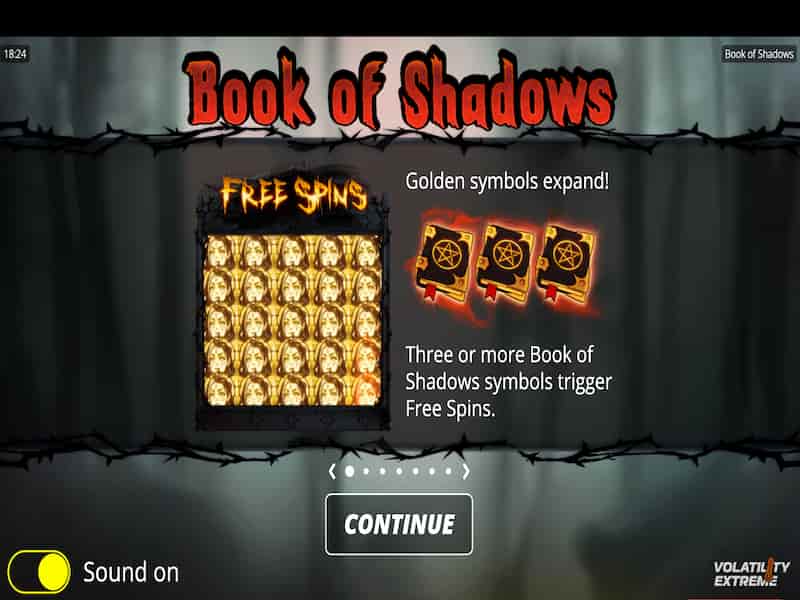 Игра Book of Shadows - слот Книга Теней в онлайн казино