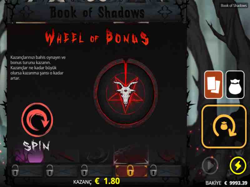 Book of Shadows’da ücretsiz oyna