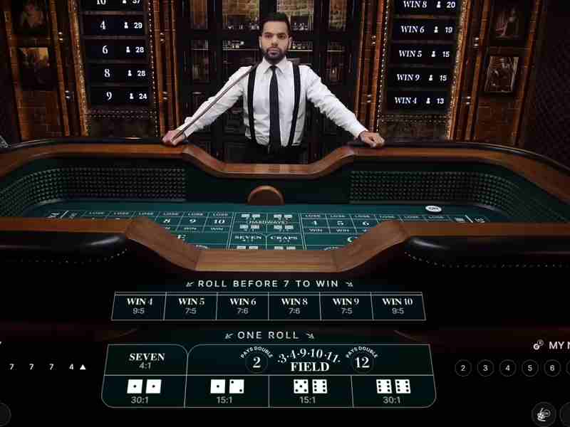 Features and tricks of the game Craps Live