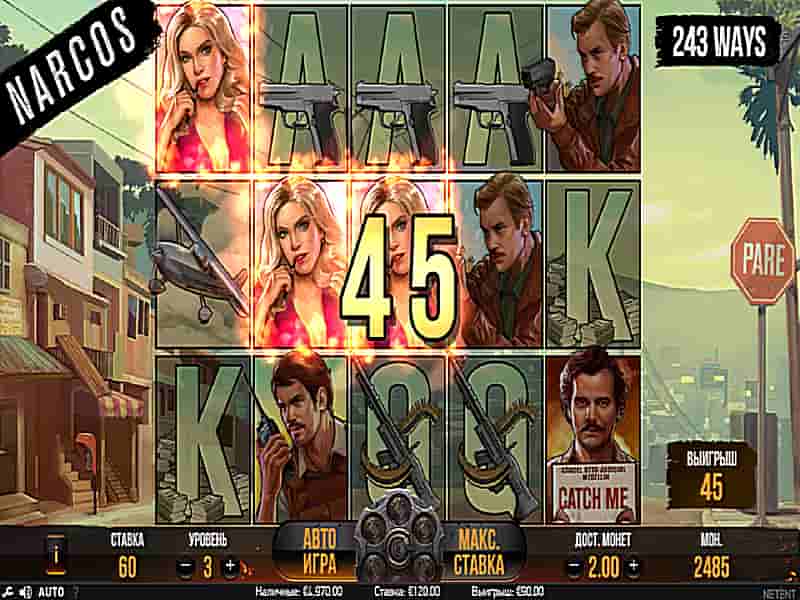 Игра Narcos - слот Наркос в онлайн казино