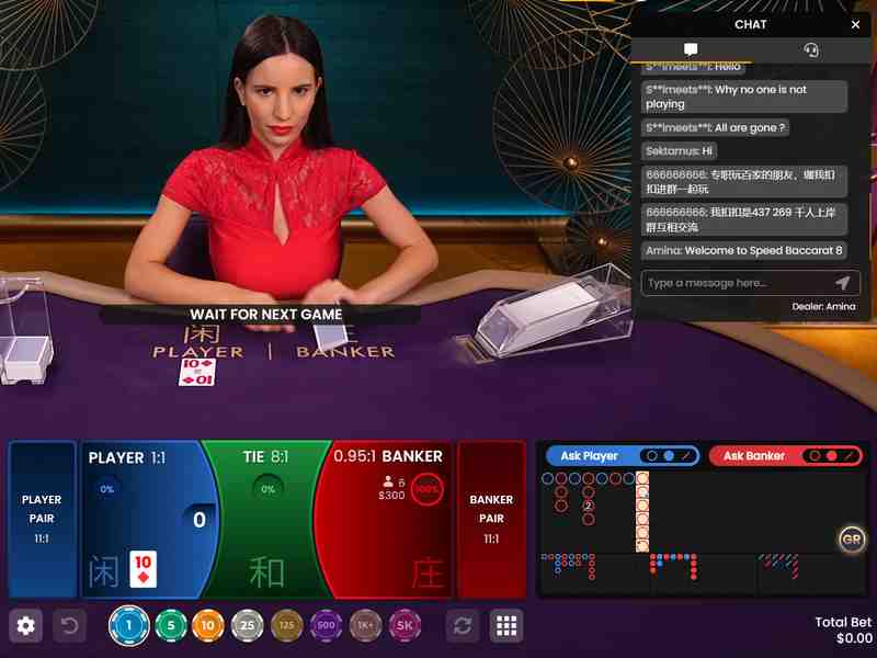 Speed Baccarat live game strategies