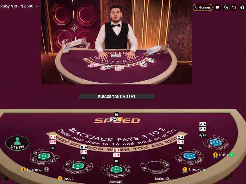 Features and tricks of the Speed Blackjack game
