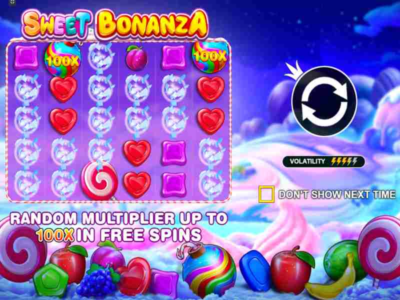The features of the Sweet Bonanza CandyLand slot