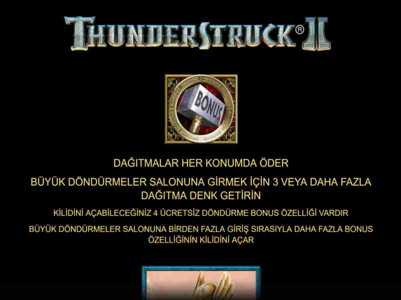 Thunderstruck 2 ücretsiz nasıl oynanır