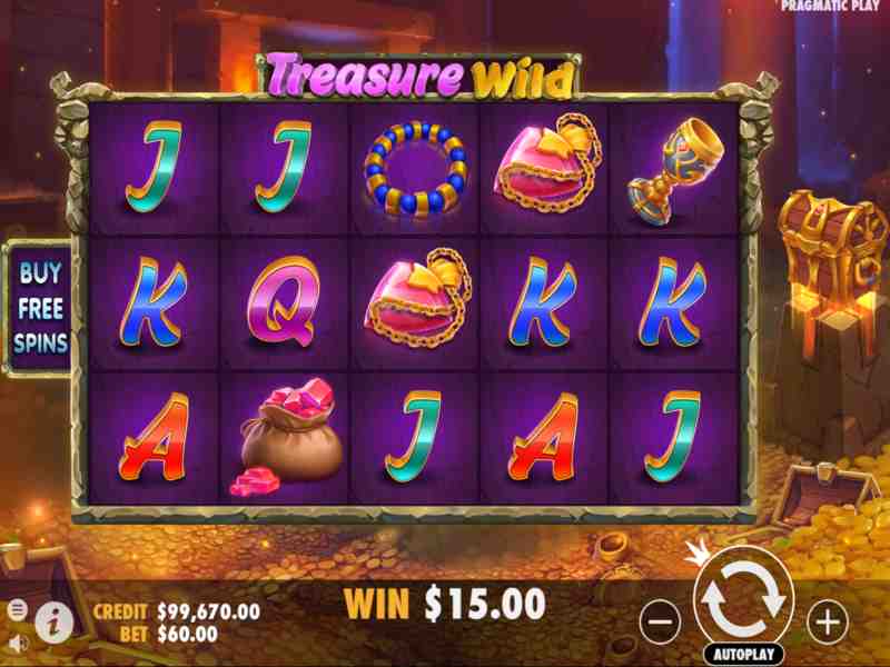 Where to play Treasure Wild slot