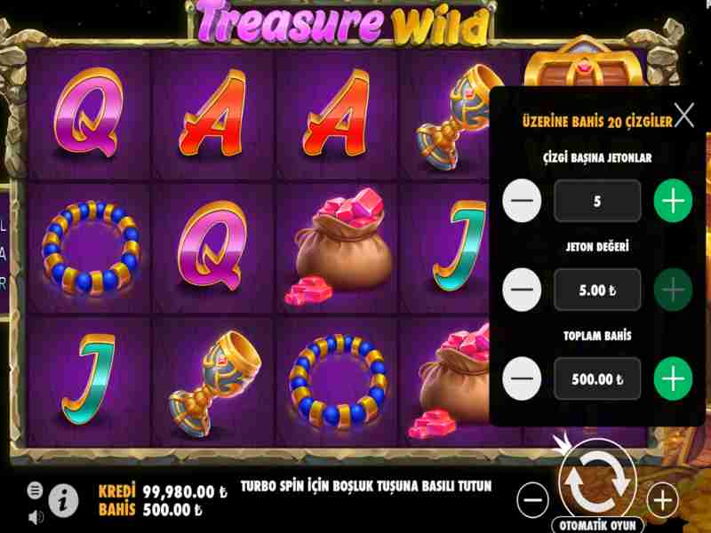 Treasure Wild slotu nasıl indirilir