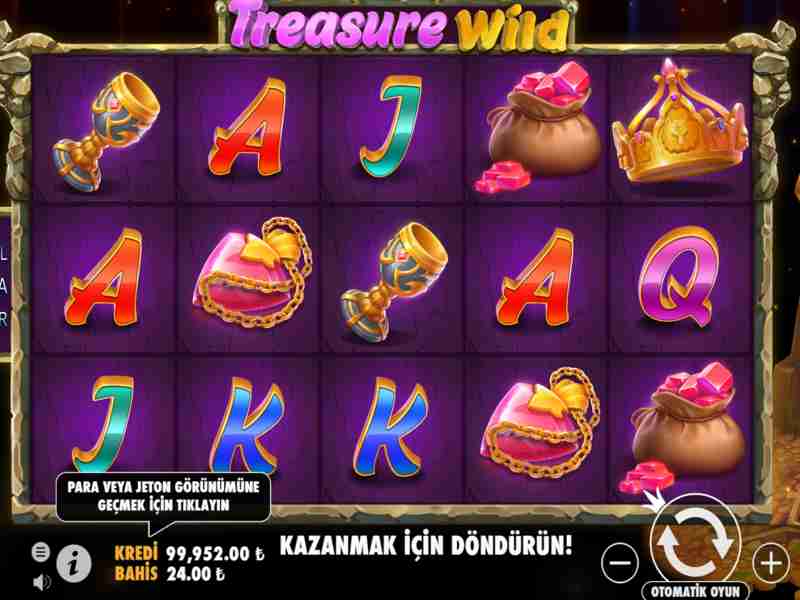 Treasure Wild slotu nerede oynanır