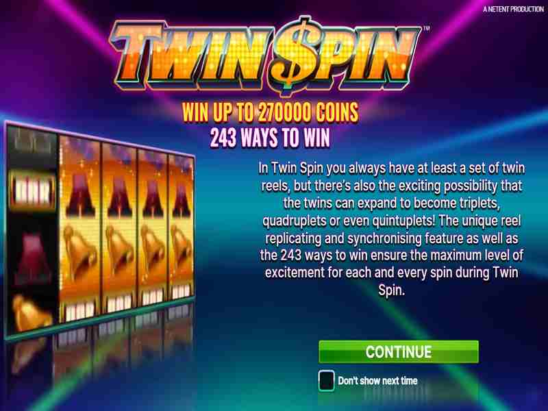 Twin Spin game - tempting slot at online casino
