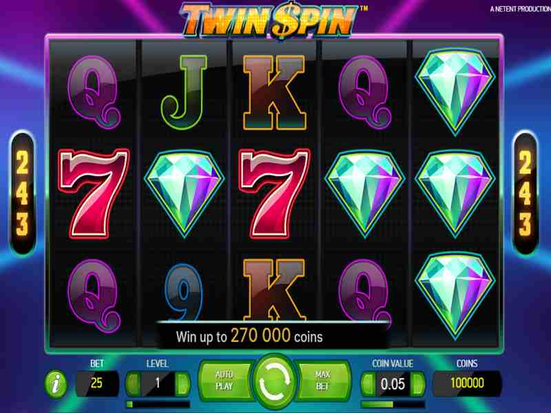 Twin Spin slot features