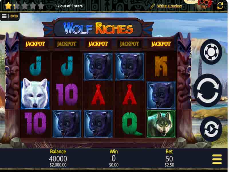 Где играть в Wolf Riches