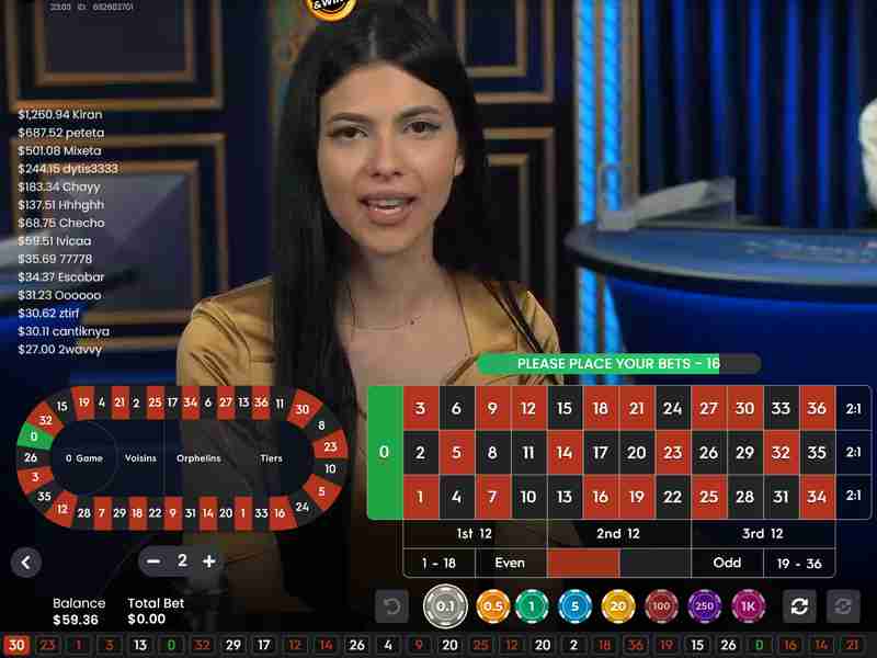 Live casino - juegos de azar en vivo y tragamonedas con crupieres en vivo online